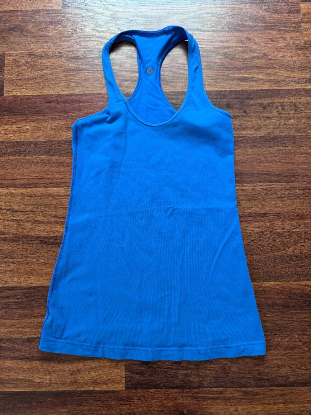 Lululemon Fitted Racerback Tank, Estimated Size 6, Blue
